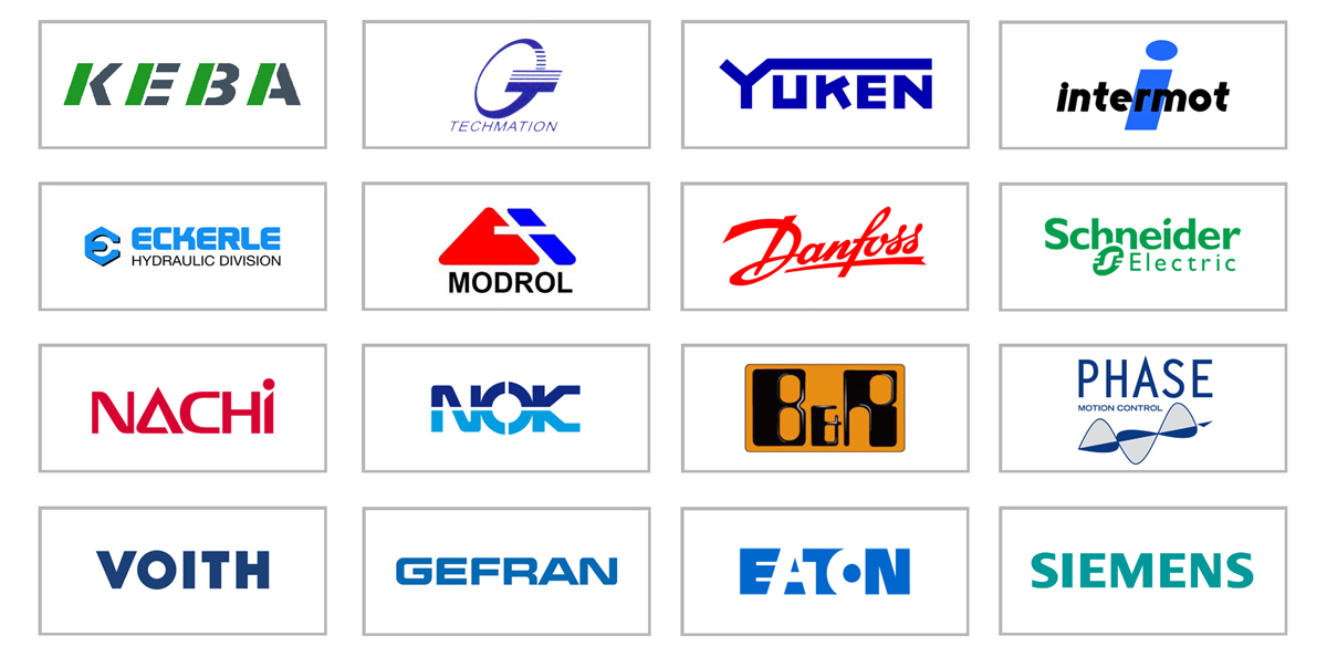 socios estratégicos con proveedores de marca en maquinaria, industria electrónica y sistemas hidráulicos