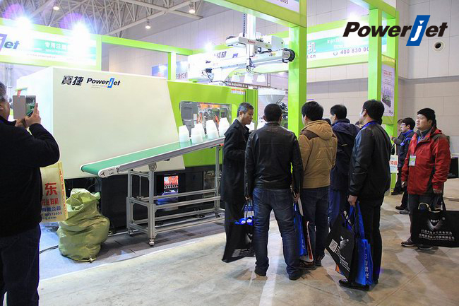 Customer taking video of powerjet high speed injection molding machine