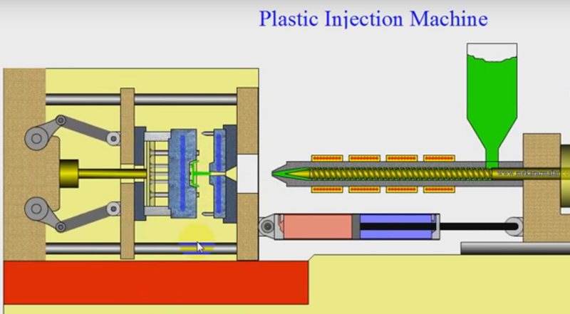 Open Mould and Eject Part