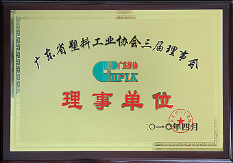 miembro del Consejo de Guangdong Asociación de la Industria de Plásticos