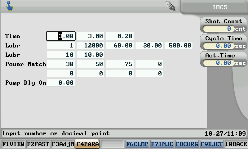 Fast set mold adjustment parameters settings of injection molding maker