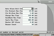 Monitor parameters settings of injection molding machine