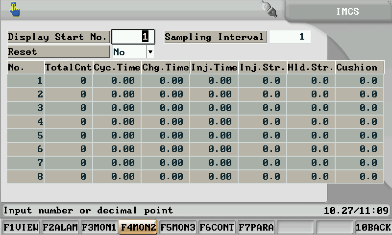 Monitoring Setting of Injection Molding Machine - Part 2