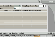 Records Settings on Powerjet injection molding machine