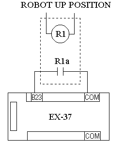 Robot up on injection molding machine installation